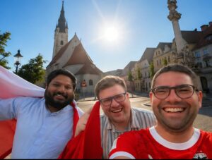 Österreich vs Algerien: Frühmorgendliches Public Viewing in Horner Georgskirche